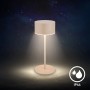 Brilo Akku-LED-Tischleuchte Kira Beige Ø 8 cm x 19 cm_2