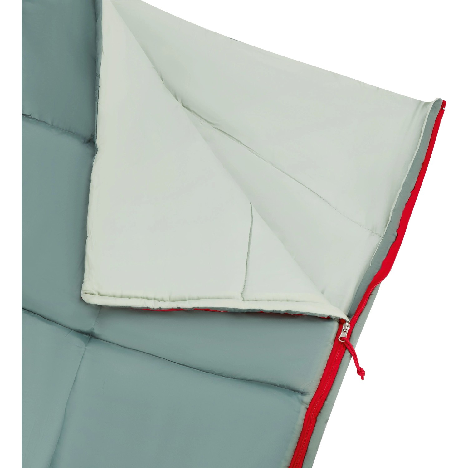 CAMPSITE Schlafsack (10-20°C), 190x72cm, ideal für Camping. Komfortabler Polyesterschlafsack mit Reißverschluss.