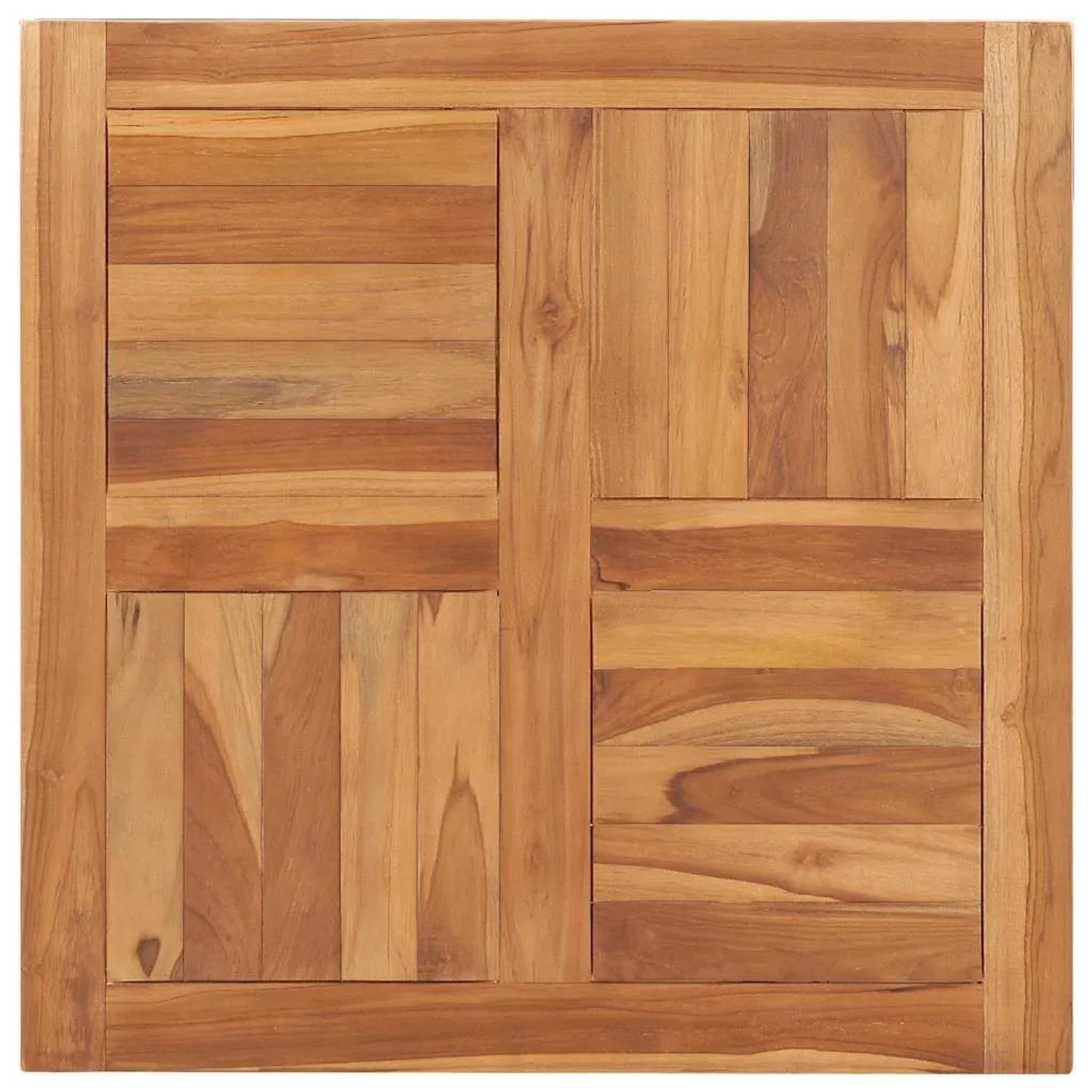 Thumbnail - vidaXL Tischplatte Massivholz Teak 70x70x2,5 cm 48989