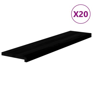 vidaXL Treppenstufen 20 Stk Dunkelbraun 110x25x2 cm Massivholz Eiche 3283065