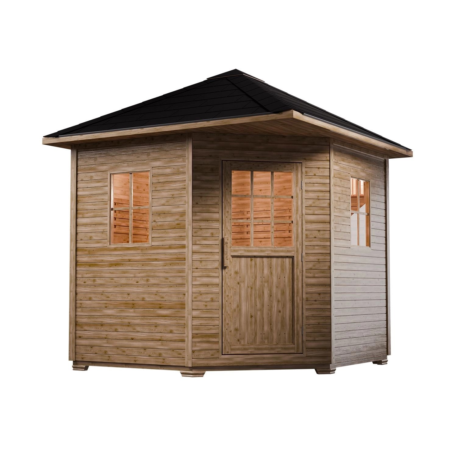 Artsauna Saunahaus Eldur mit 8 kW Saunaofen und Zubehör günstig online kaufen
