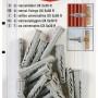 Fischer Universaldübel UX 5x30 R K, 20er Packung, geeignet für verschiedene Baustoffe.