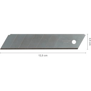 Fiskars CarbonMax Ersatzklinge, 25mm, 5er-Pack für Abbrechklingenmesser.