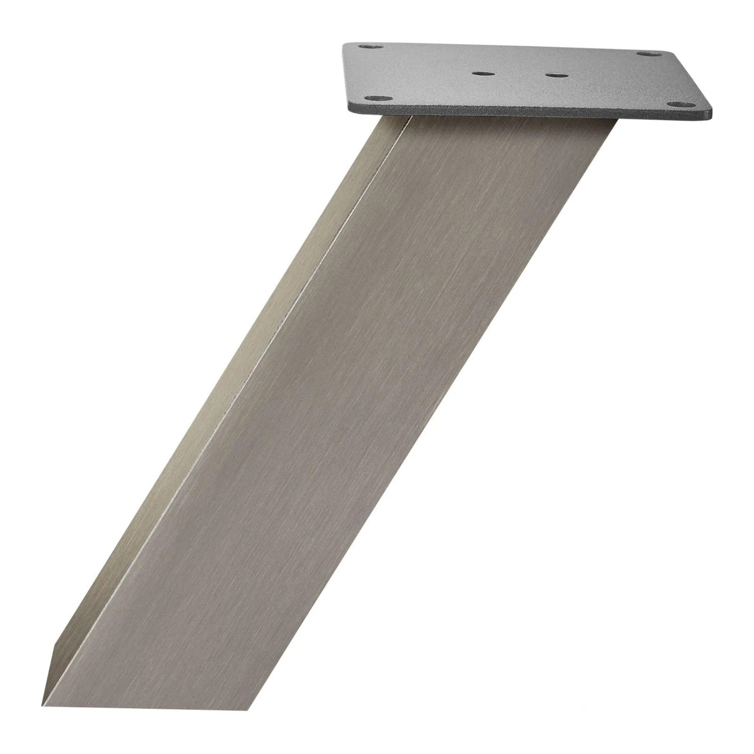 SOTECH Barkonsole OLBIA Eckig 50 x 50 mm Schräg Höhe 220 mm Edelstahloptik