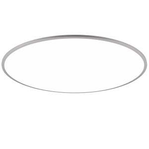 Runde Trio LED-Deckenleuchte Yuma, Ø 100 cm, Titanfarben, für Wohnräume.