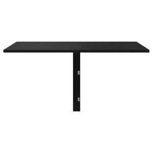Schwarzer vidaXL Wand-Klapptisch 100x60 cm aus Holzwerkstoff, ideal für kleine Räume.
