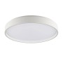 Weiße, runde LED-Deckenleuchte Mona mit RGB & CCT Funktion, Durchmesser 49 cm.