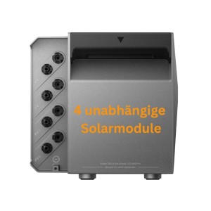 MyVoltaics Balkonkraftwerk Speicher: Anker SOLIX Solarbank 2 Pro mit 4 Eingängen für Solarmodule.