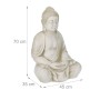 Relaxdays Buddha Figur Polyresin Creme Wetterfest 70 cm x 45 cm x 35 cm 7,5 kg_4