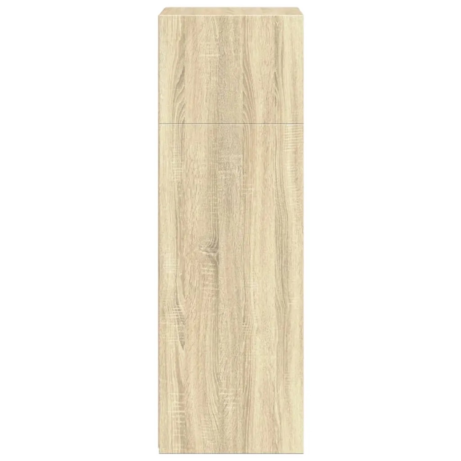 vidaXL Highboard Sonoma Eiche, 124cm hoch. Kommode aus Holzwerkstoff für Wohnraum.