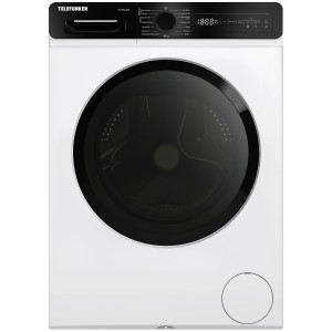 Telefunken Waschtrockner Kombi, 9 kg Waschen, 6 kg Trocknen, 1400 U/Min, Weiß