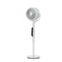 Weißer, höhenverstellbarer Midea Luftzirkulationsventilator MFS242RDDW.