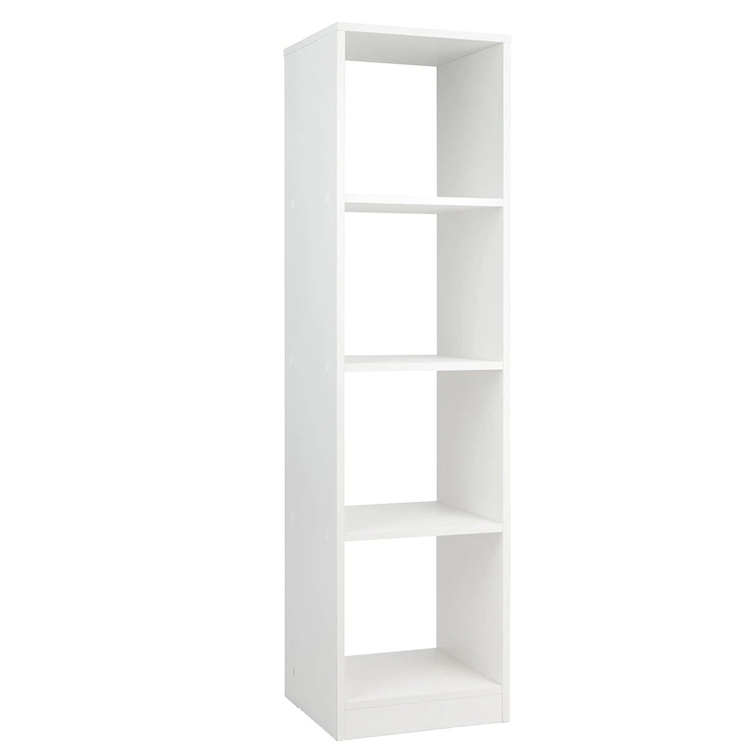Costway Regal mit 4 Fächern Bücherregal Holz 38 x 142 x 33 cm Weiß günstig online kaufen