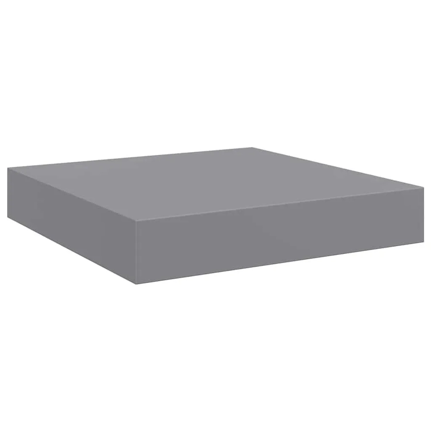 vidaXL Schweberegal Grau 23x23,5x3,8 cm MDF 323844