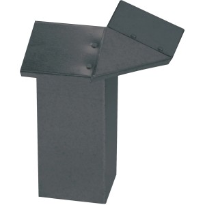 Bellissa Schneckenblech Corten Eckteil, 20x7x7 cm, für Beeteinfassung und Schneckenschutz.