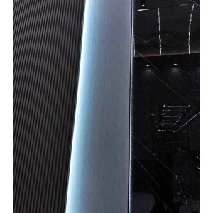 Colortree Akustikpaneele in Anthrazit: Holz-Wandpaneele, wasserdicht und schallabsorbierend.