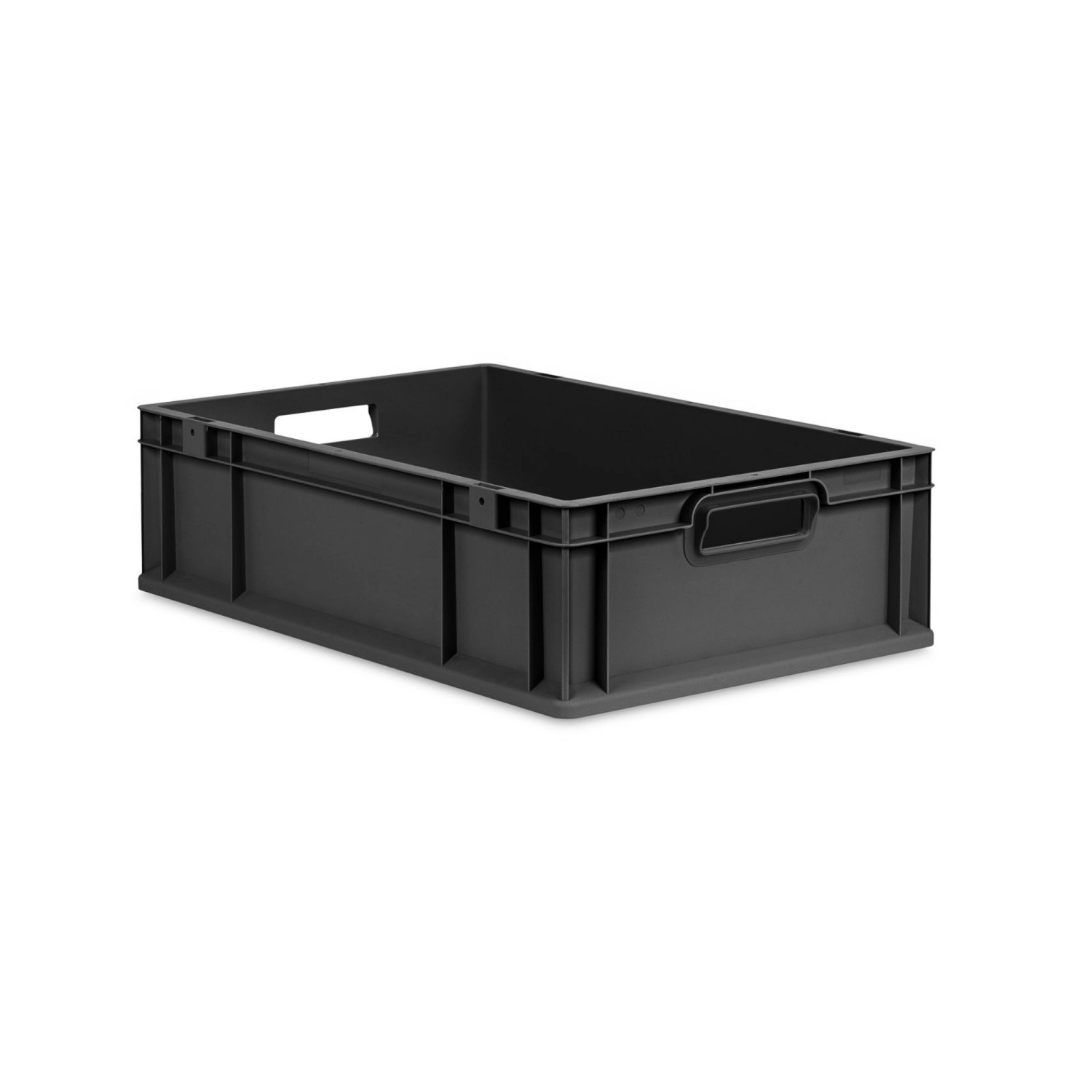 PROREGAL Eurobox Nextgen Grip HxBxT 17x40x60cm 34 Liter Griffe Offen Schwar günstig online kaufen