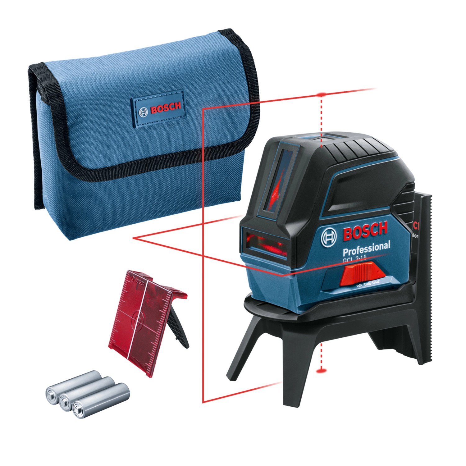 Bosch Professional Linienlaser GCL 2-15 selbstnivellierend