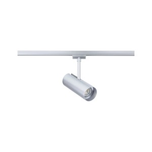 Paulmann URail Schienenspot Theron, Chrom matt. Dimmbarer LED-Spot für warmweißes Licht und flexible Ausrichtung.