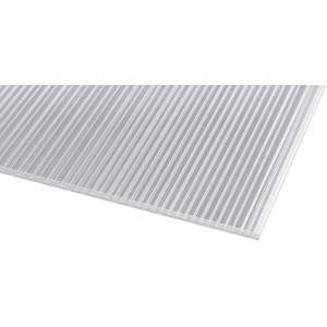 Klare 16 mm Hohlkammerplatte Dual-X (6000x1200 mm) für Kunststoffbedachung.