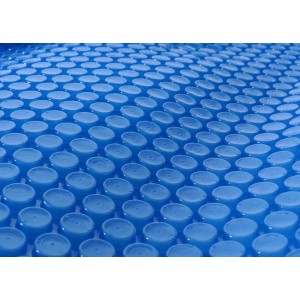 Proregal Pool-Abdeckung HxBxT 0,02x300x200cm Rechteckig 3x2M Blau Stärke: 200 µm Wärmeplane Abdeckplane Solarplane Solarabdeckung