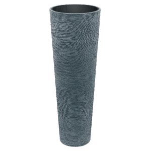 Prosperplast Blumentopf Tubra Schlank Hoch Ø 48 cm x 135 cm Granit-Schwarz