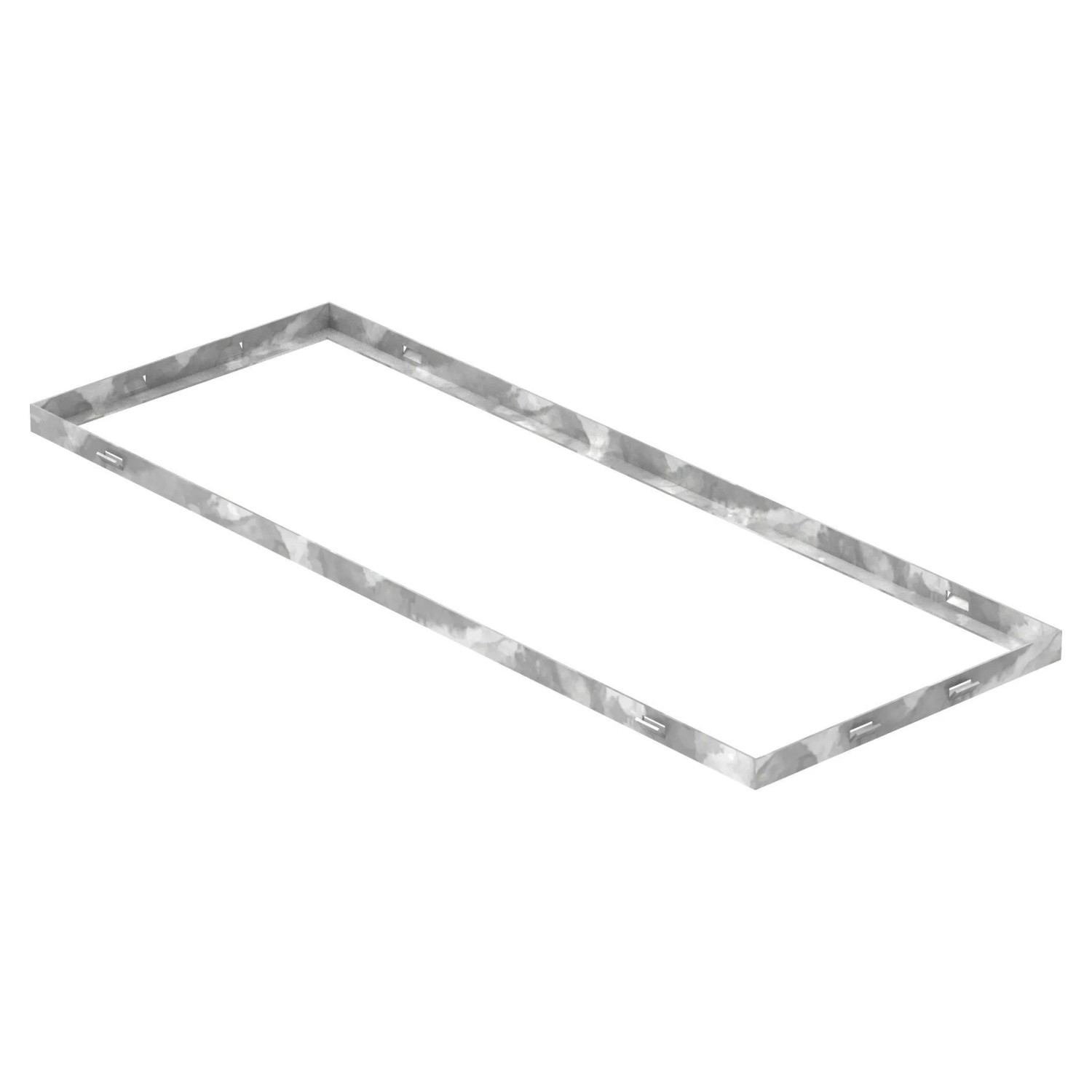 FeNau Zarge Maße 300x800x23 mm Für Rosthöhe 20 mm Aus S235JR St37-2 Bandverzinkt