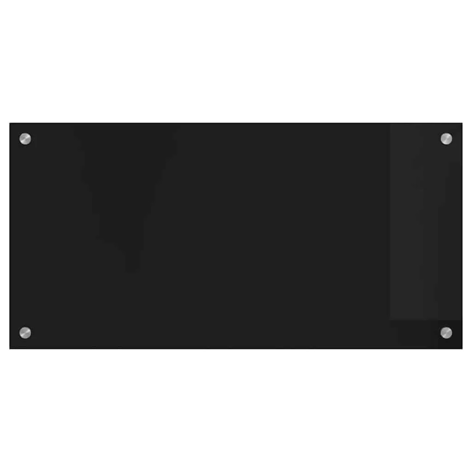 vidaXL Küchenrückwand Schwarz 80 x 40 cm Gehärtetes Glas 42018035_4