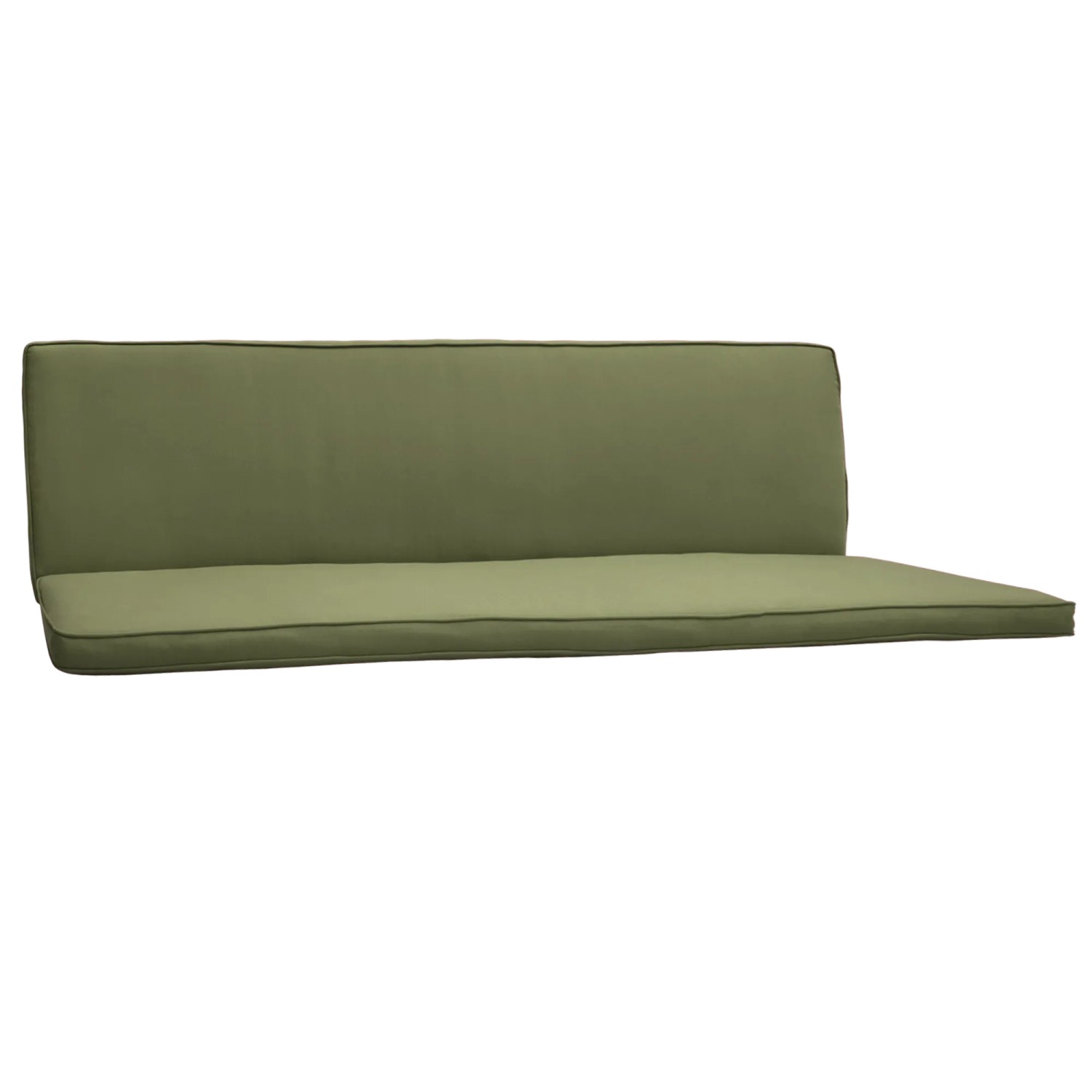 Beautissu Hollywoodschaukelauflage 2er Set Loft HS 180x50cm Olivgrün