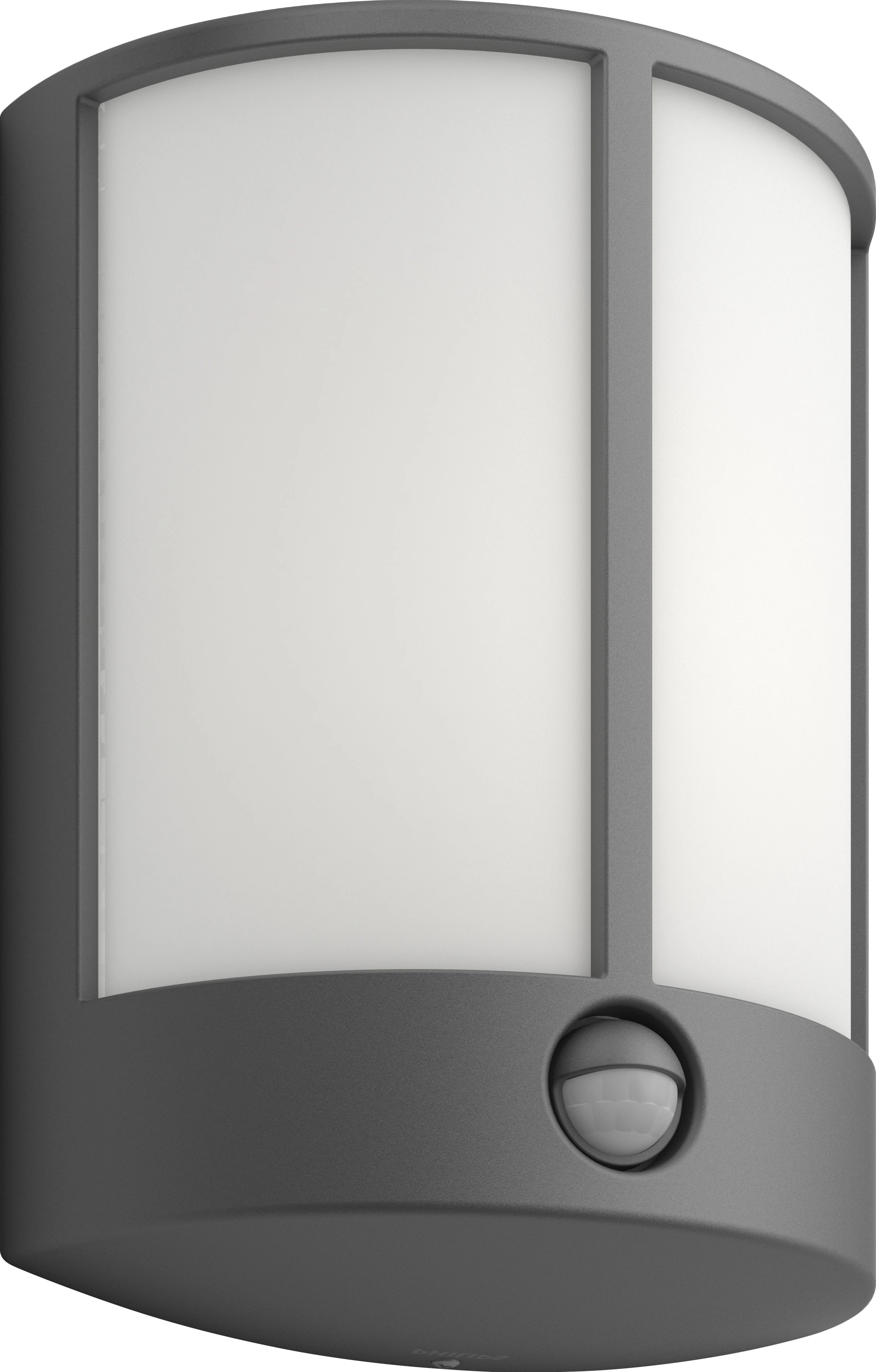 LED-Außenwandleuchte Stock mit Bewegungsmelder Philips Anthrazit