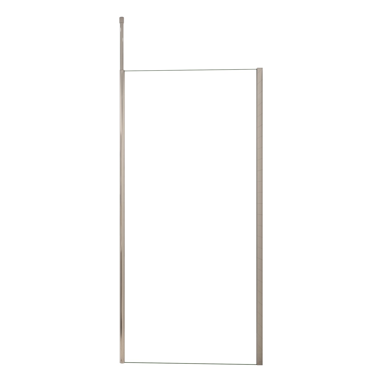 AICA Walk in Duschkabine 160 x 200cm Duschwand mit Deckenstrebe 8mm NANO ES günstig online kaufen