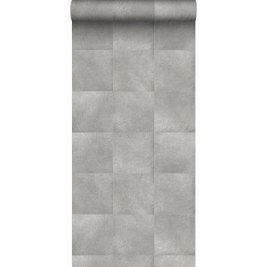 Sanders & Sanders Tapete mit grauem Tierhautmuster. Dekorative Papiertapete für stilvolle Wände.