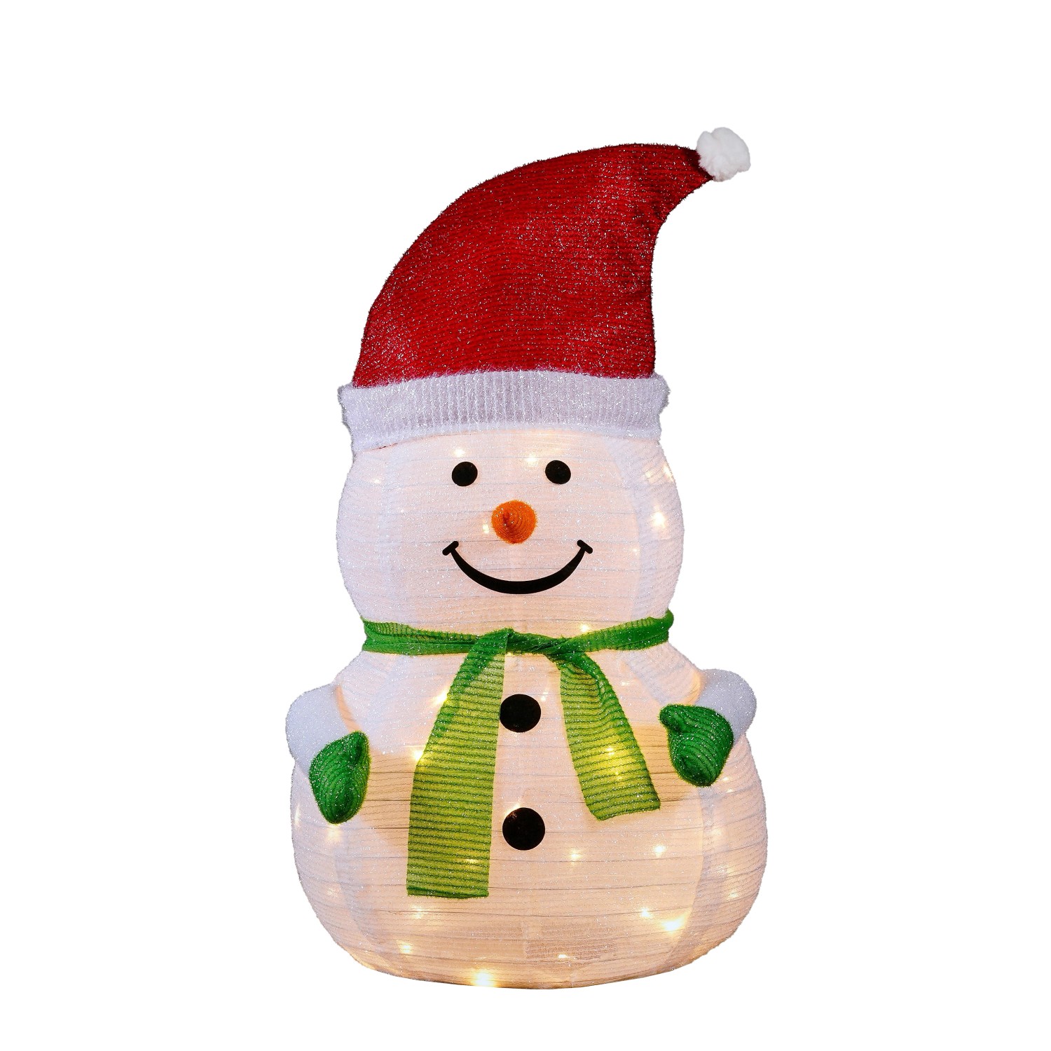 Luca Lighting LED-Dekofigur Schneemann Outdoor Ø 47 cm x 80 cm günstig online kaufen