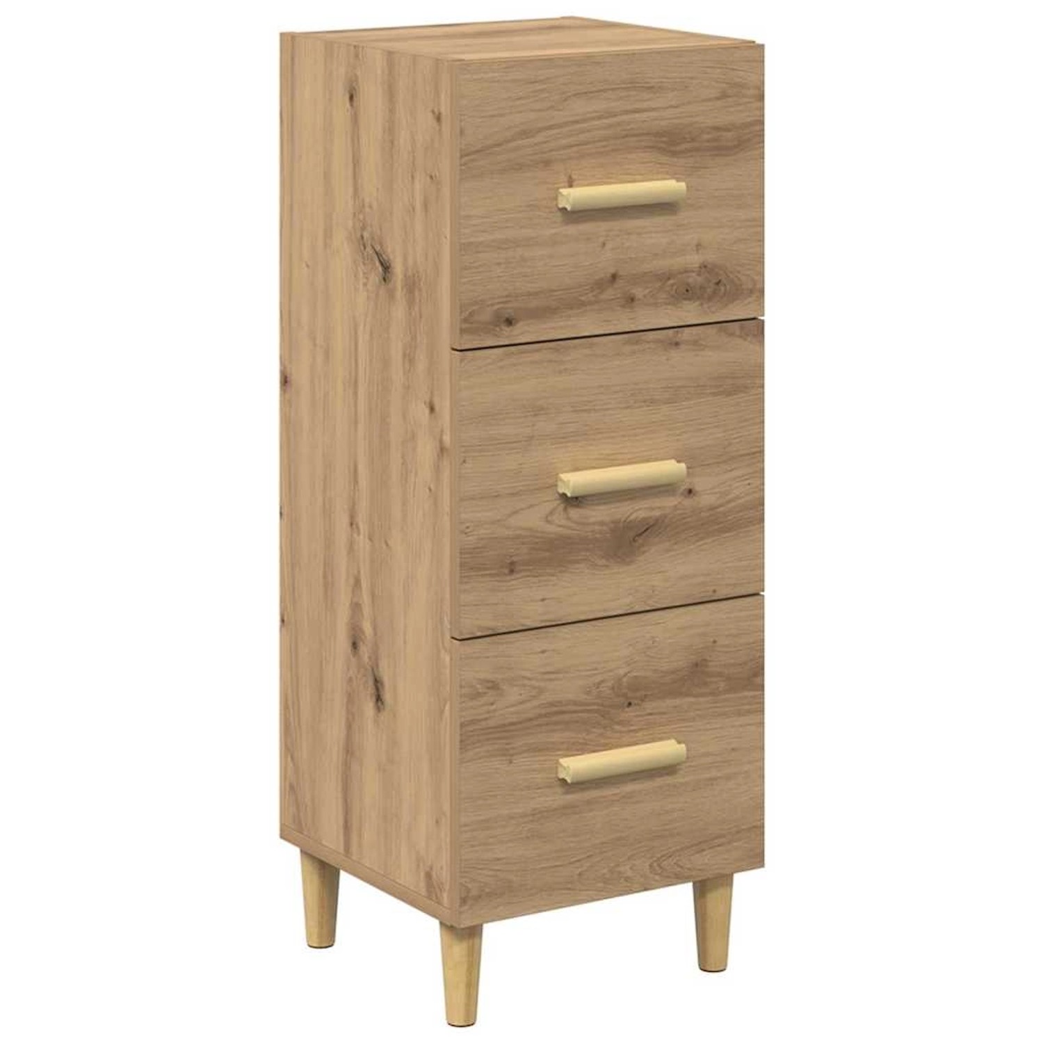 vidaXL Sideboard Artisan-Eiche 34,5 x 34 x 90 cm Holzwerkstoff 880935
