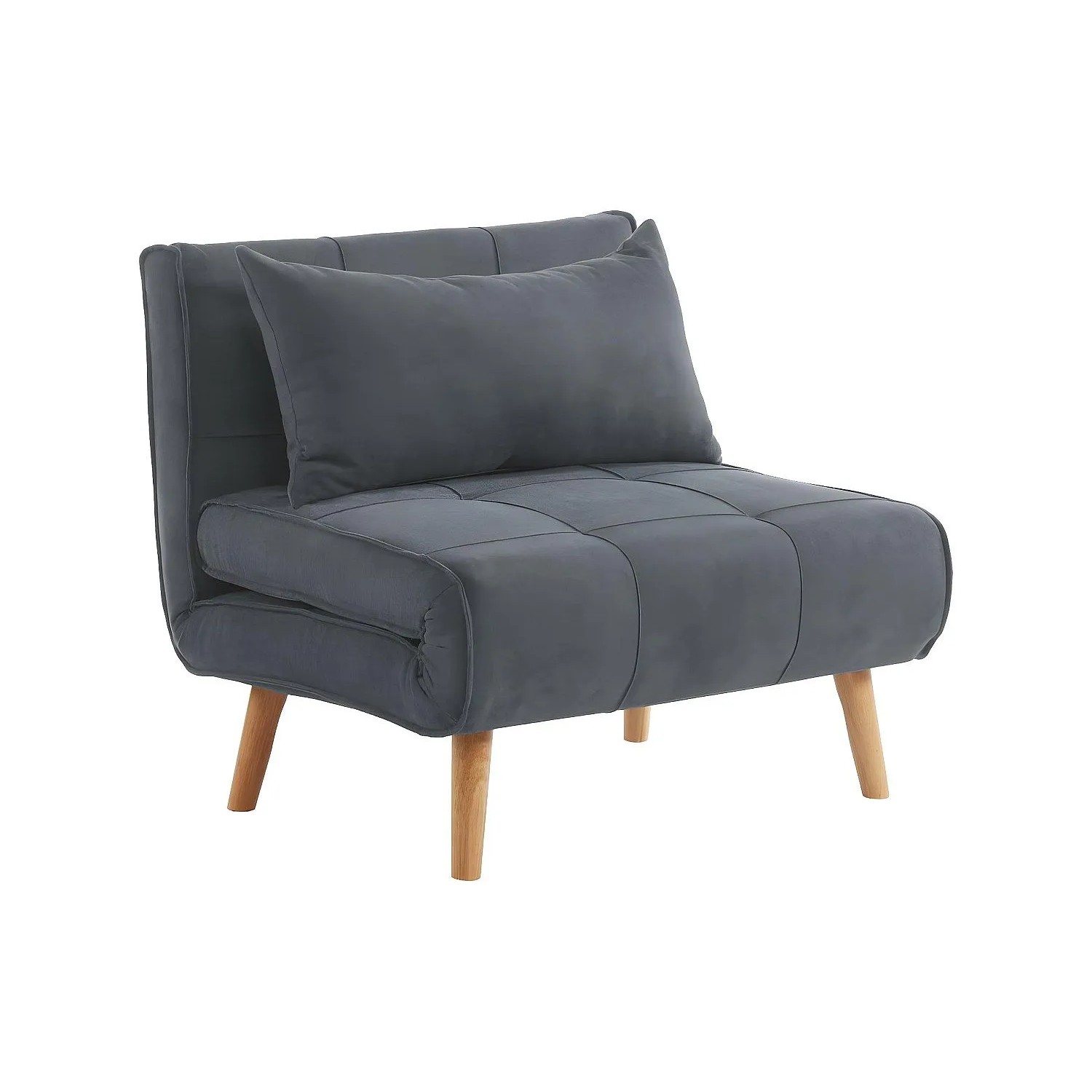 Vente-unique Schlafsessel Chila Grau 90 cm