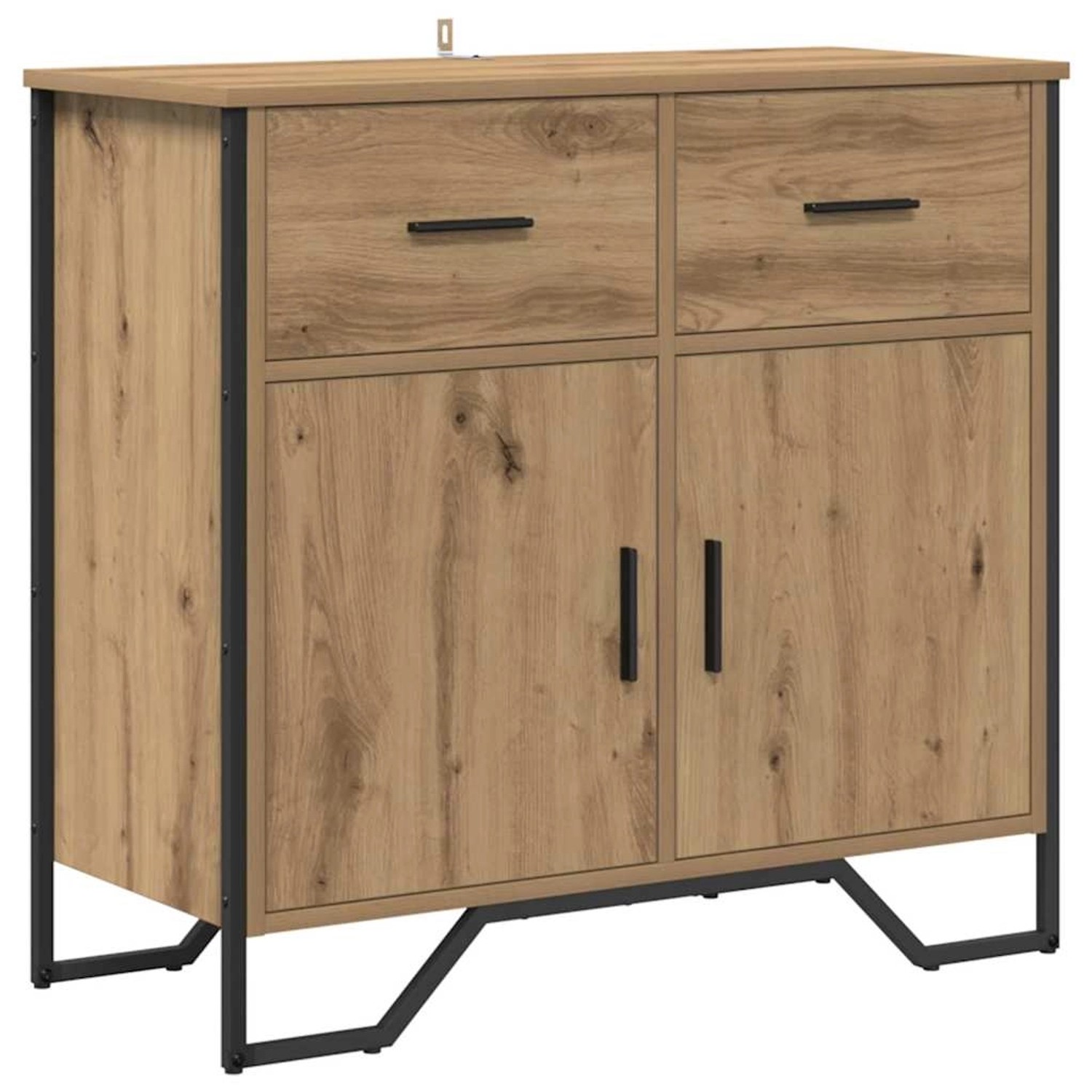 vidaXL Sideboard Artisan-Eiche 79,5 x 35,5 x 74,5 cm Holzwerkstoff 883567