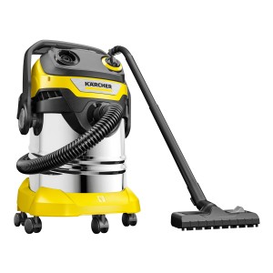 Kärcher WD 5 S V-25/5/22 Nass-Trockensauger mit Edelstahlbehälter und Zubehör.
