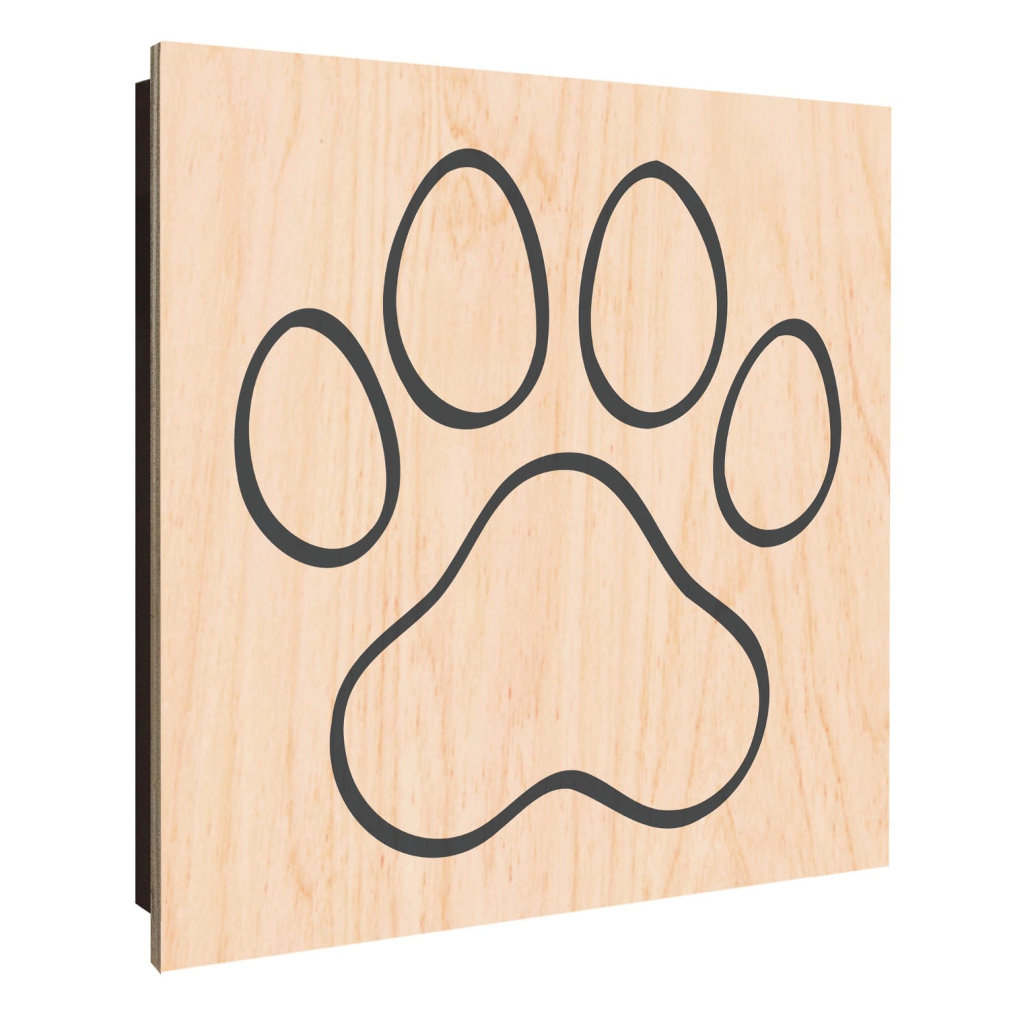 Banjado Schlüsselkasten Holz 30x30cm Schwarz Scharnier Rechts 50 Haken Desi günstig online kaufen