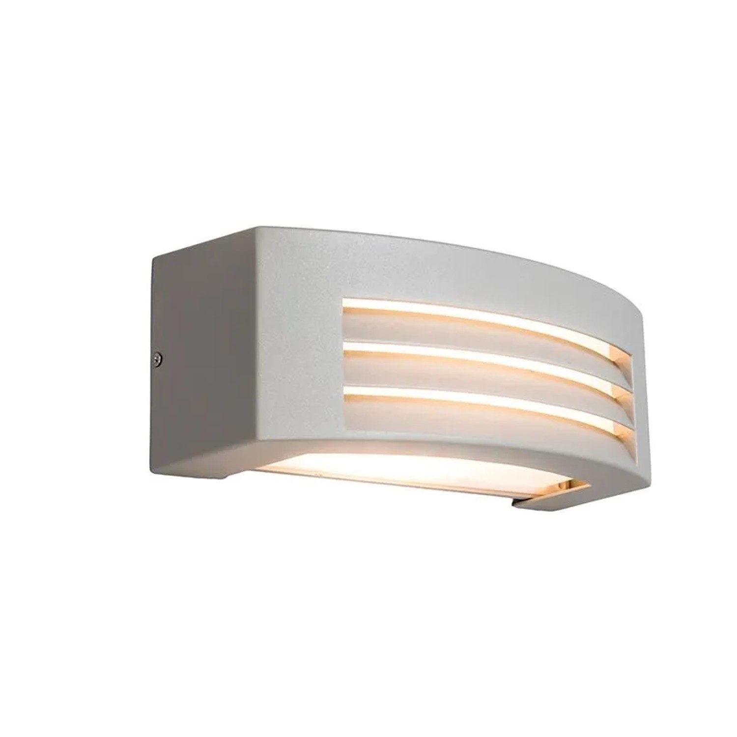 QAZQA Moderne Wandleuchte HellGrau IP44 Hurricane 1