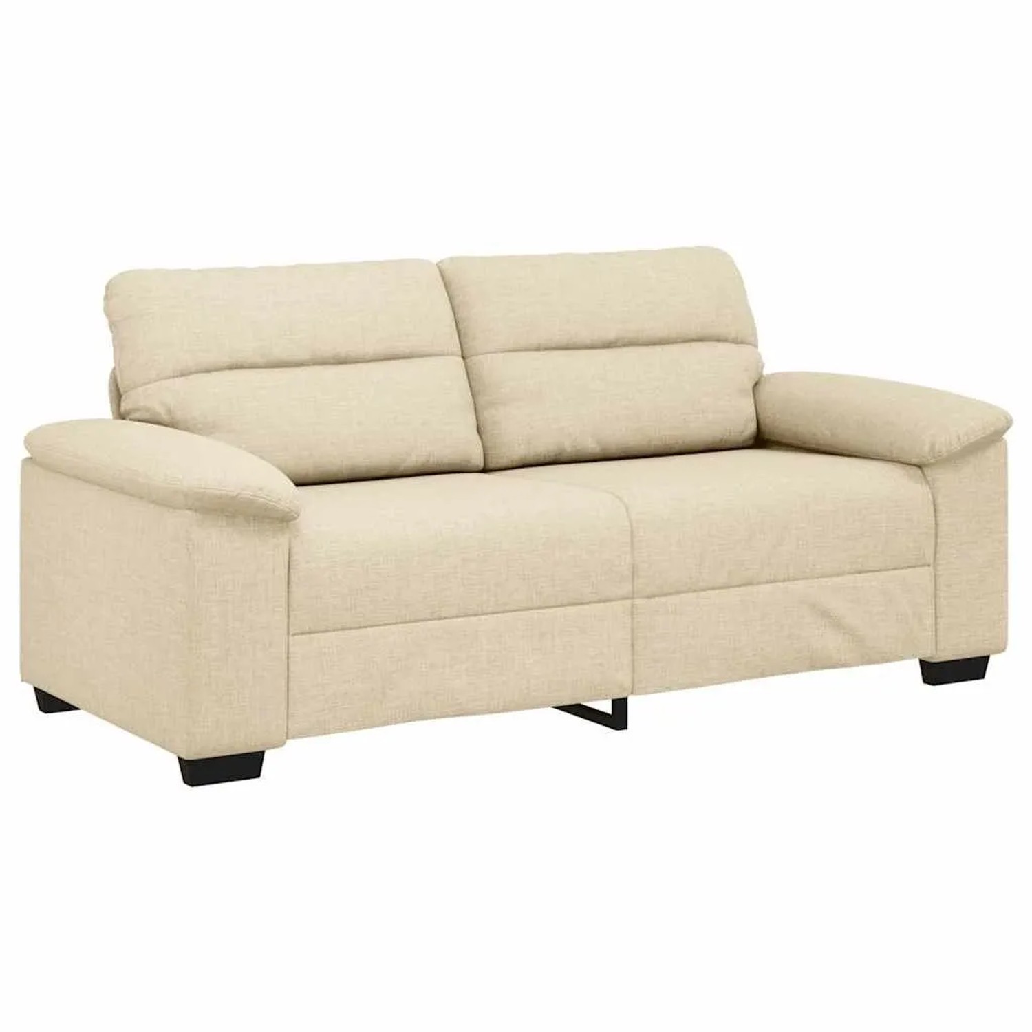 vidaXL 2-Sitzer-Sofa Creme 140 cm Stoff 4105314 günstig online kaufen