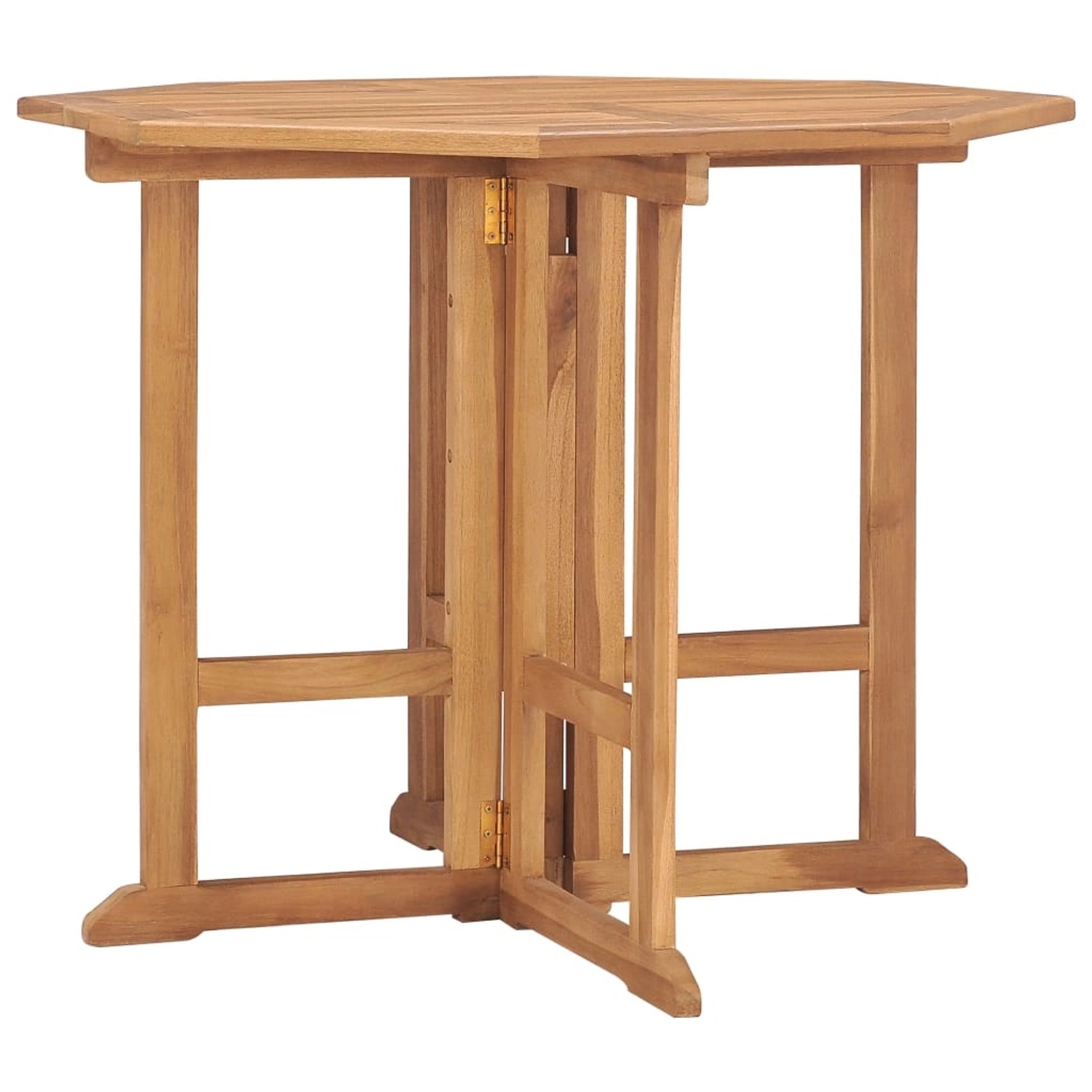 vidaXL Klappbarer Garten-Esstisch 90x90x75 cm Massivholz Teak 315447 günstig online kaufen