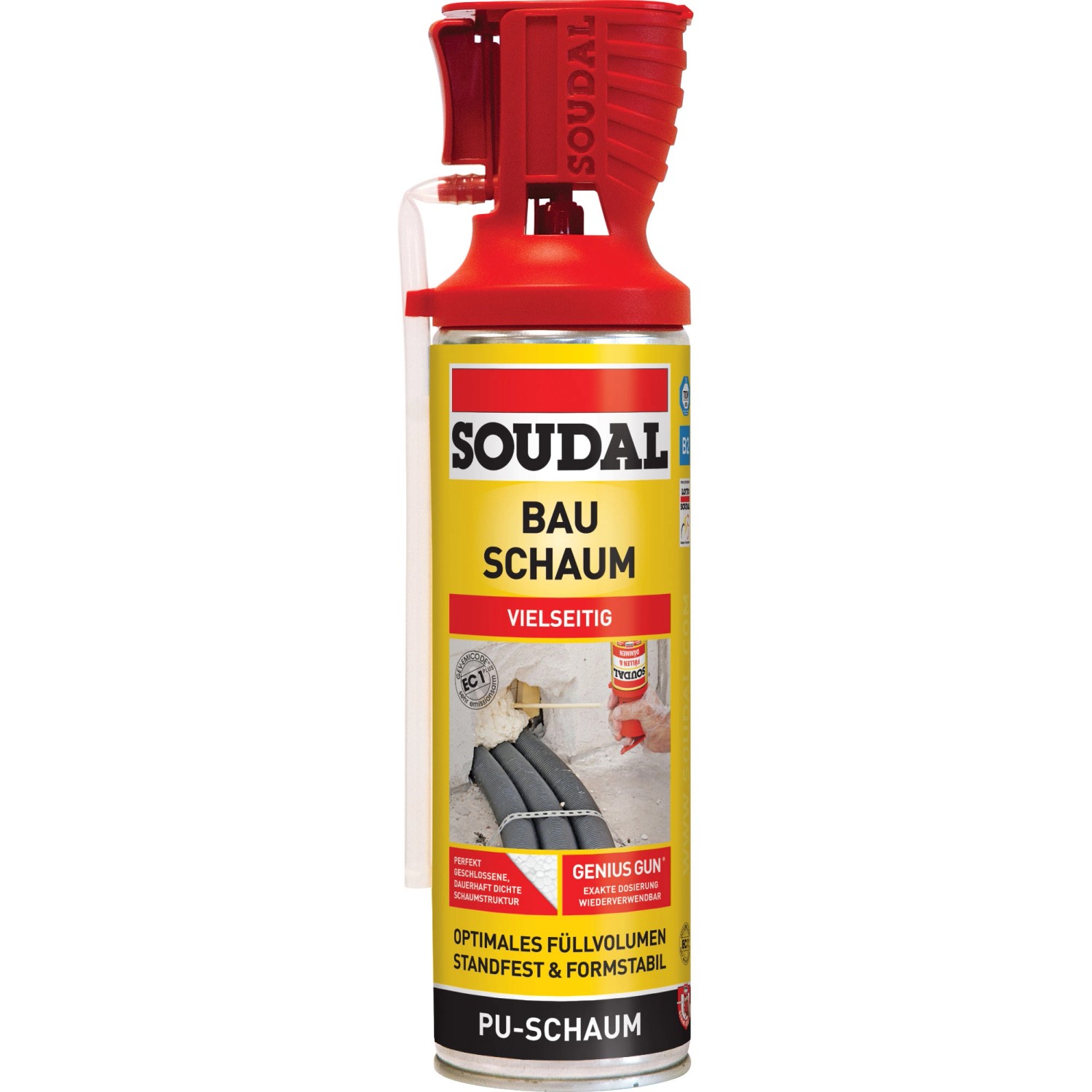 Soudal Bauschaum B2 Genius Gun 500 ml