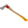 Ochsenkopf Forstaxt Universal Gold, 1,25 kg, mit Hickory-Stiel und Stahl-Stielschutzhülse.