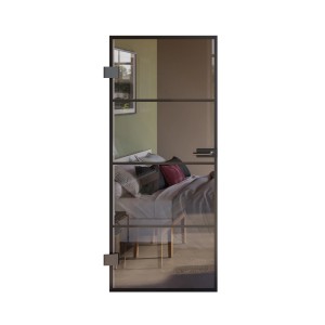 Skyscope Portal Drehtür-Set Slimwork Typ 9 Klarglas 834 x 2.097 mm DIN L