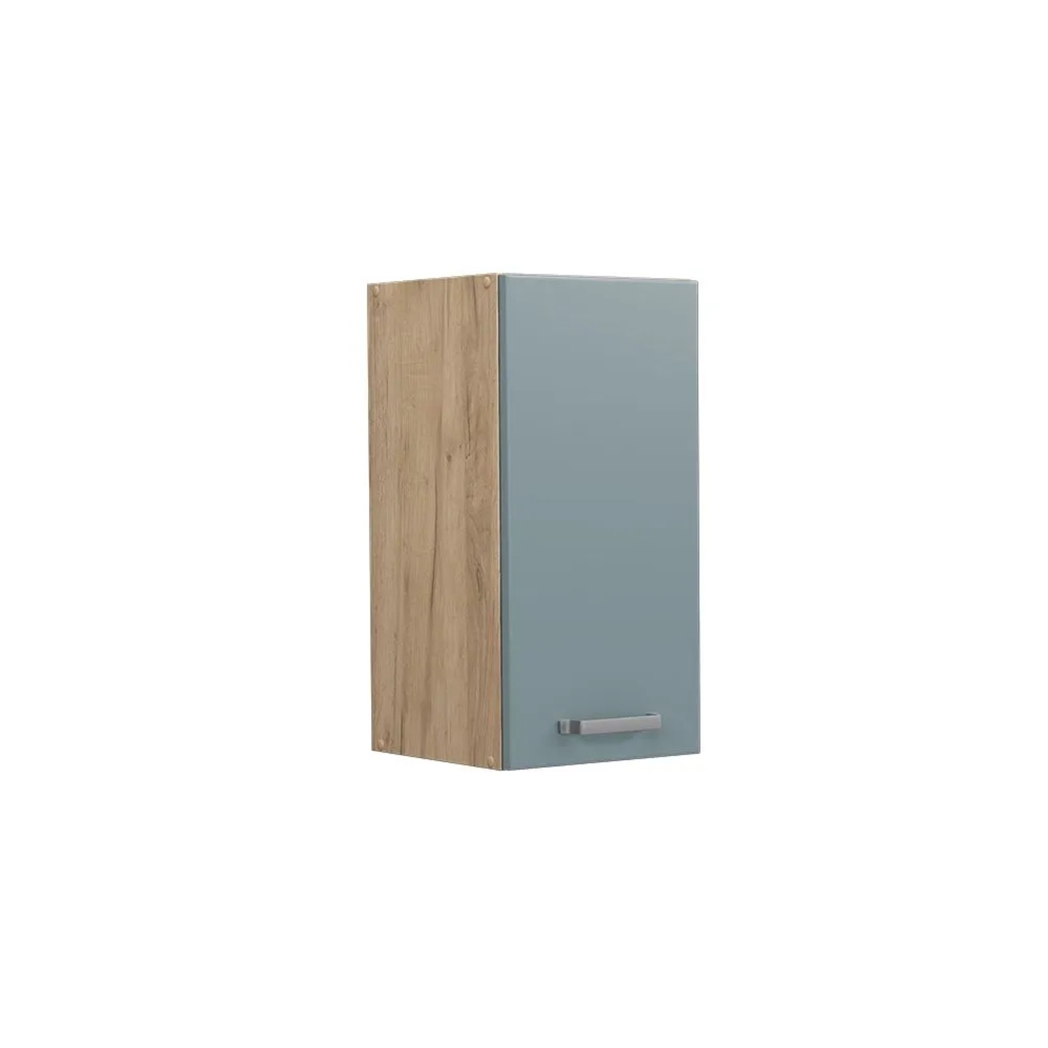 Vicco Hängeschrank R-Line Hängender Küchenschrank Blau-Grau Goldkraft Eiche 30 cm