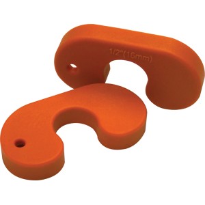 Oranger Steck-Lösehebel (15 mm) für Kupferrohre zum einfachen Demontieren von Steckverbindungen.