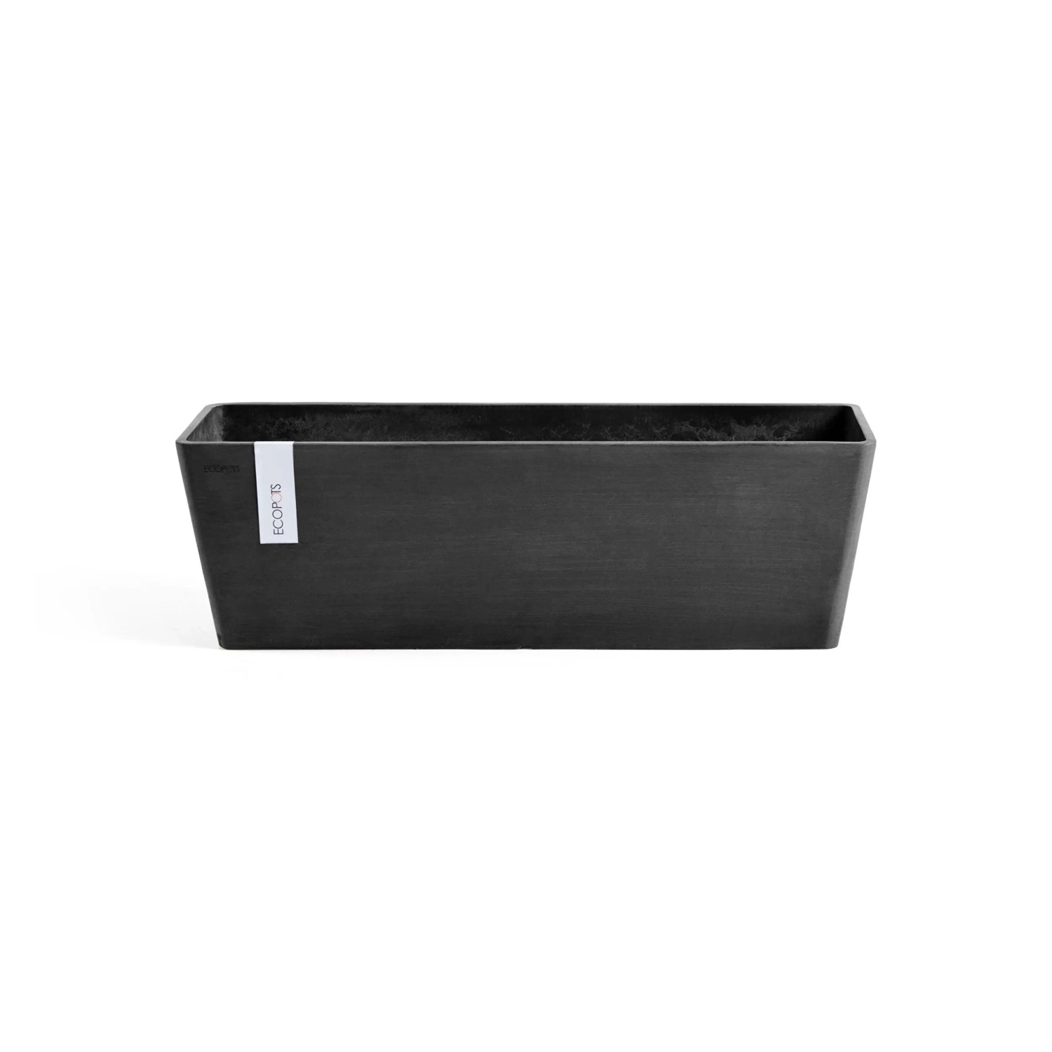 Ecopots Pflanztopf Bruges Dunkelgrau 55 cm x 17 cm günstig online kaufen