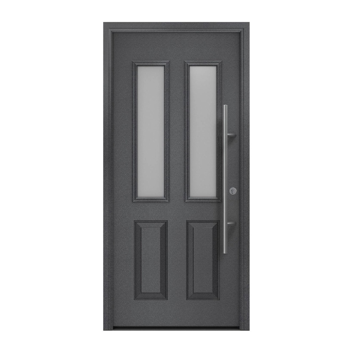 EcoStar Haustür Isopro Secur IPS 410S Anthrazitmetallic 110 cm x 210 cm DIN günstig online kaufen