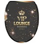 SANILO WC-Sitz VIP Lounge mit Absenkautomatik und Top-Fix-Befestigung.