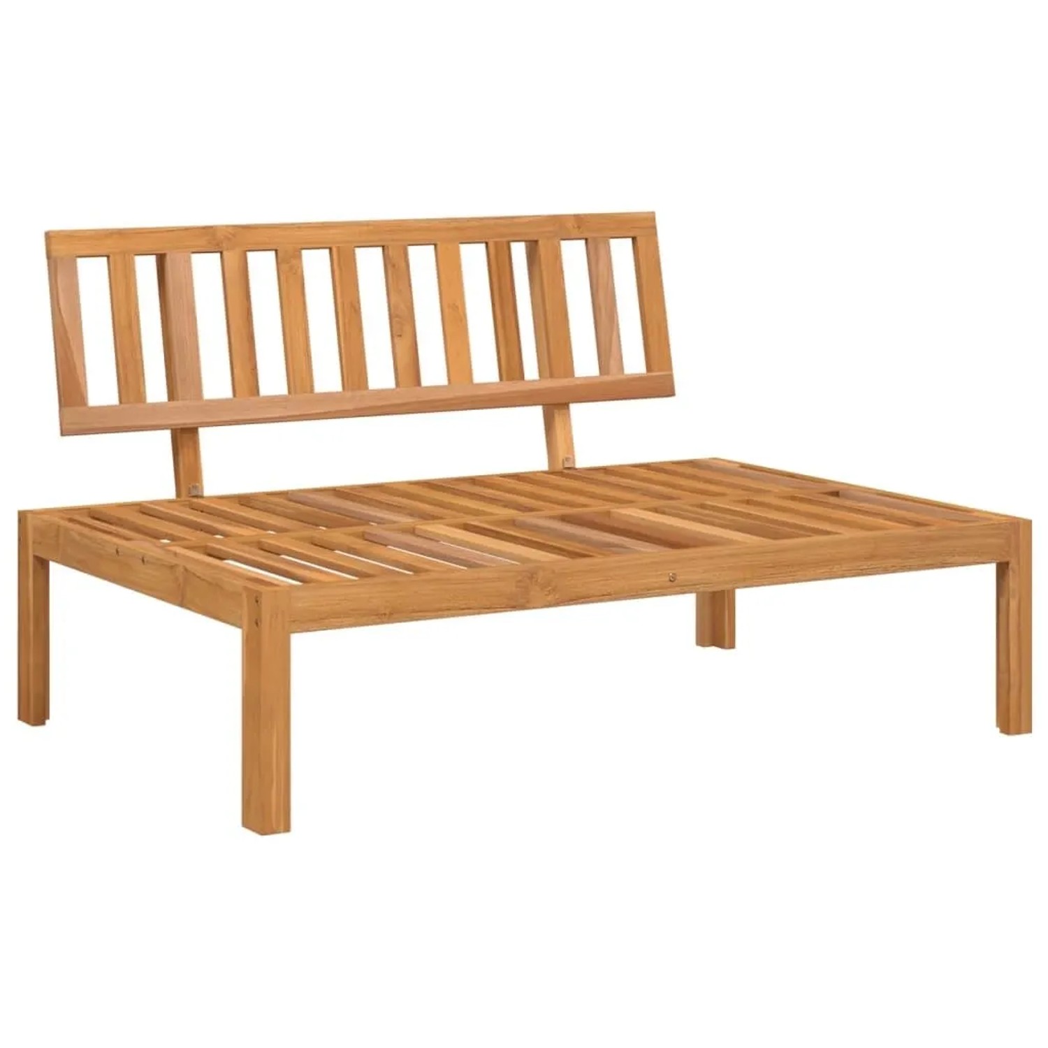 vidaXL Garten-Mittelsofa aus Paletten Massivholz Akazie 365845